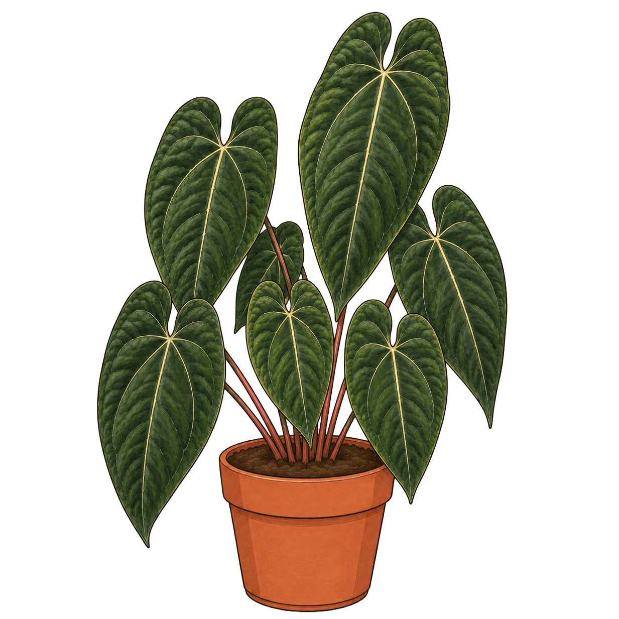Anthurium papillilaminum