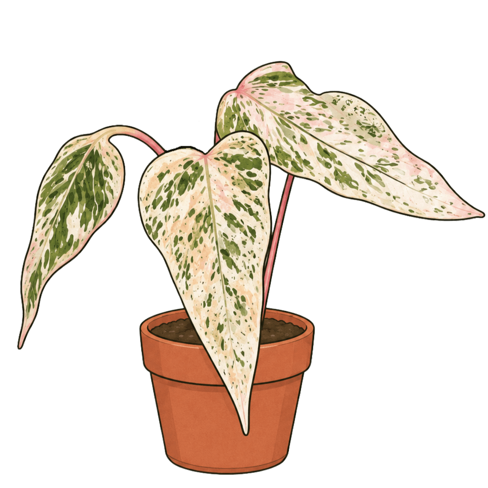 Anthurium subsignatum 'Variegated'