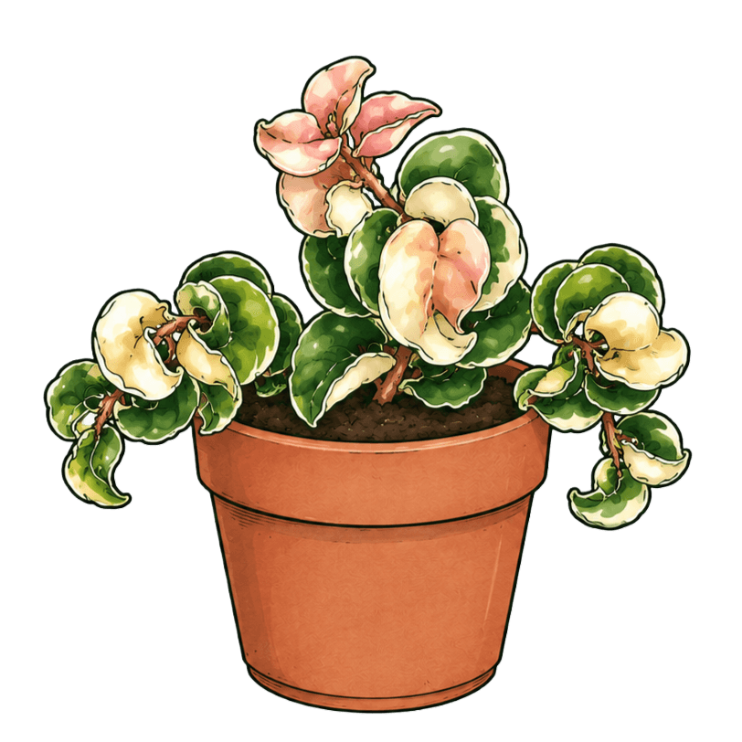 Hoya carnosa 'Compacta Variegata'
