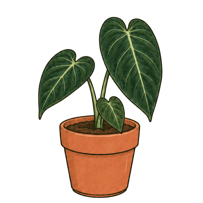 Philodendron melanochrysum