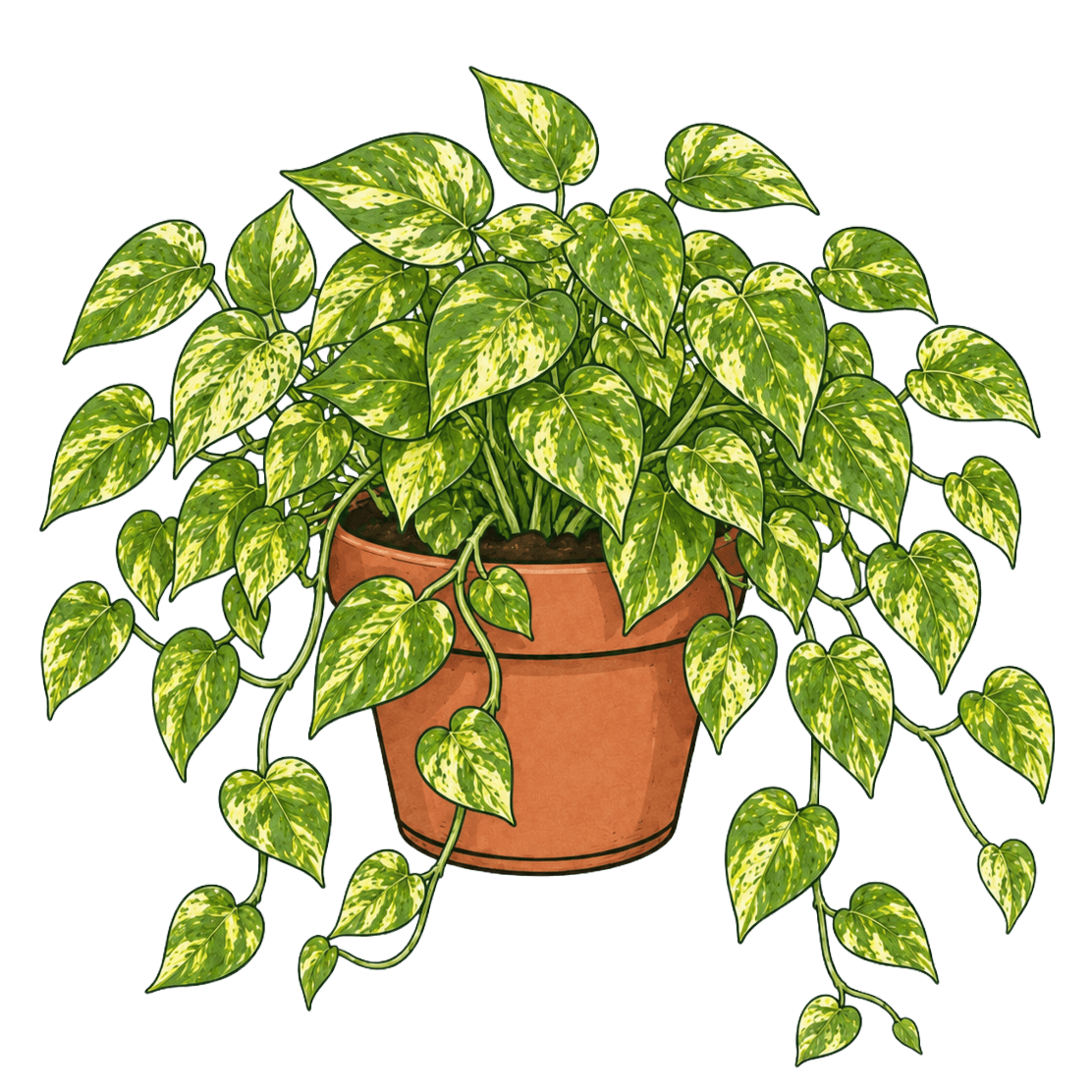 Epipremnum aureum 'Golden'